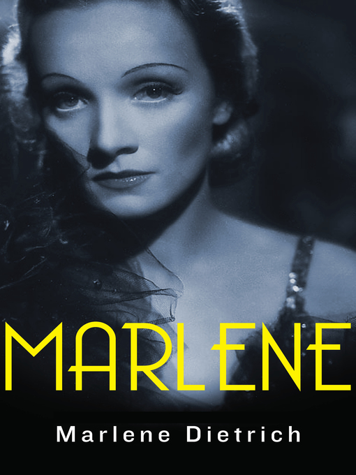 Title details for Marlene by Marlene Dietrich - Available